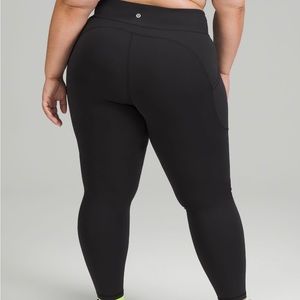 Lululemon black invigorate tight 25”